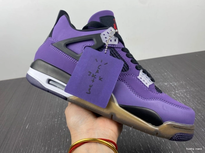 Rep Husky LN4 Scott 766296 and 4 Jordan Retro Purple Family) (Friends Travis 0801